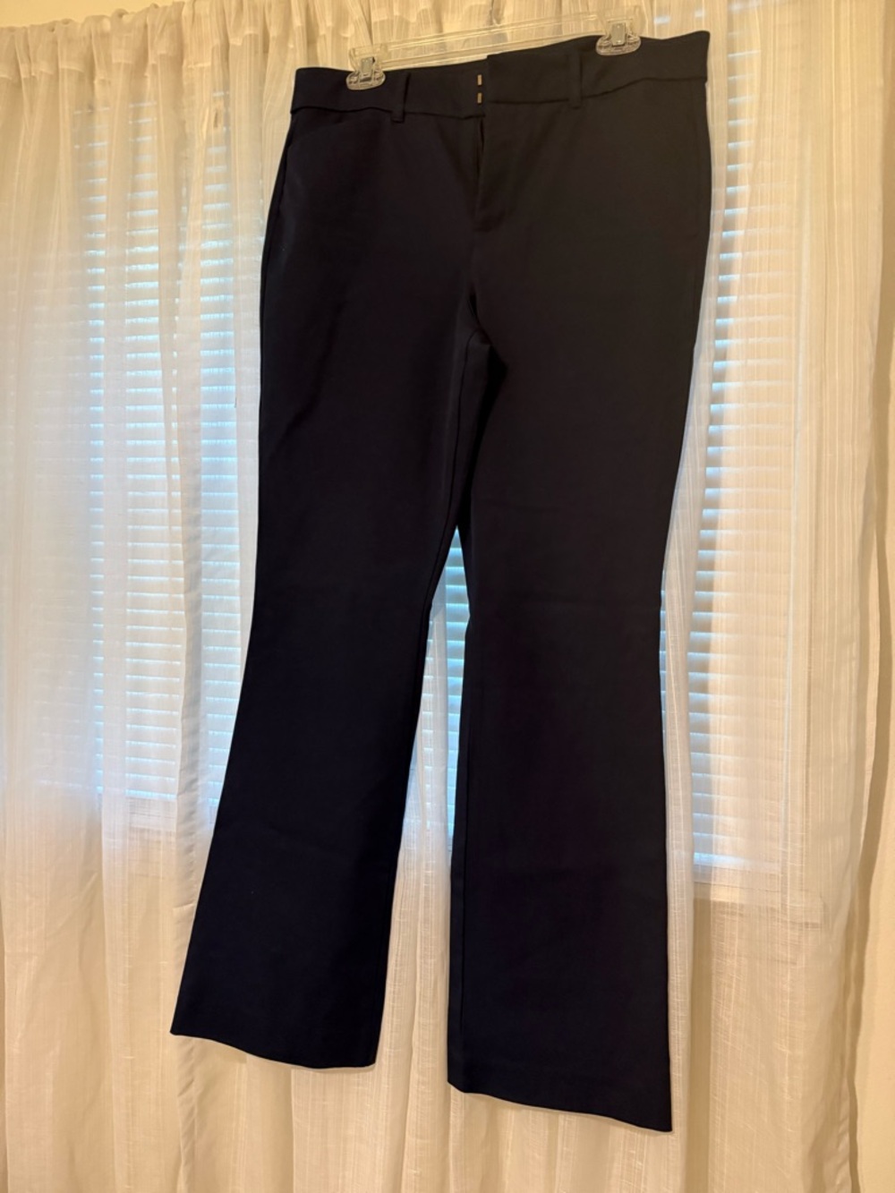 Old Navy Navy Pixie Flare Pants
